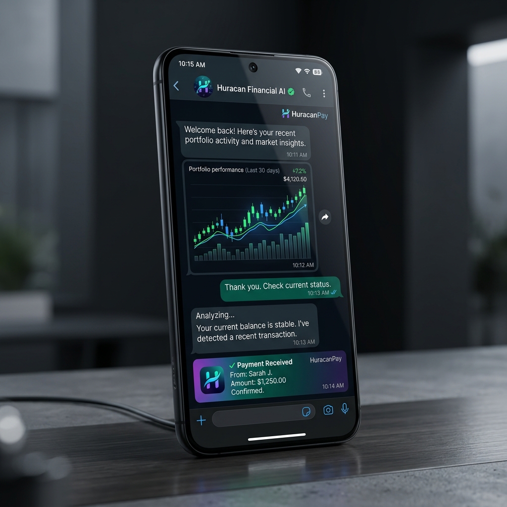 WhatsApp AI Chart Interface